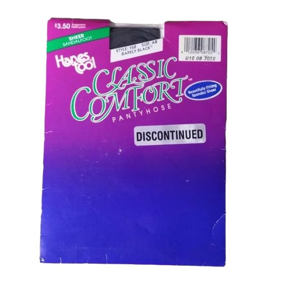 Hanes Accessories - NEW Hanes Pantyhose Barely Black Size AB